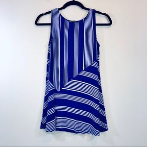 Cable & Gauge Tops - Cable & Gauge Striped Peplum Tank - #1225 Cable & Gauge Tops - Cable & Gauge Striped Peplum Tank - #1225
